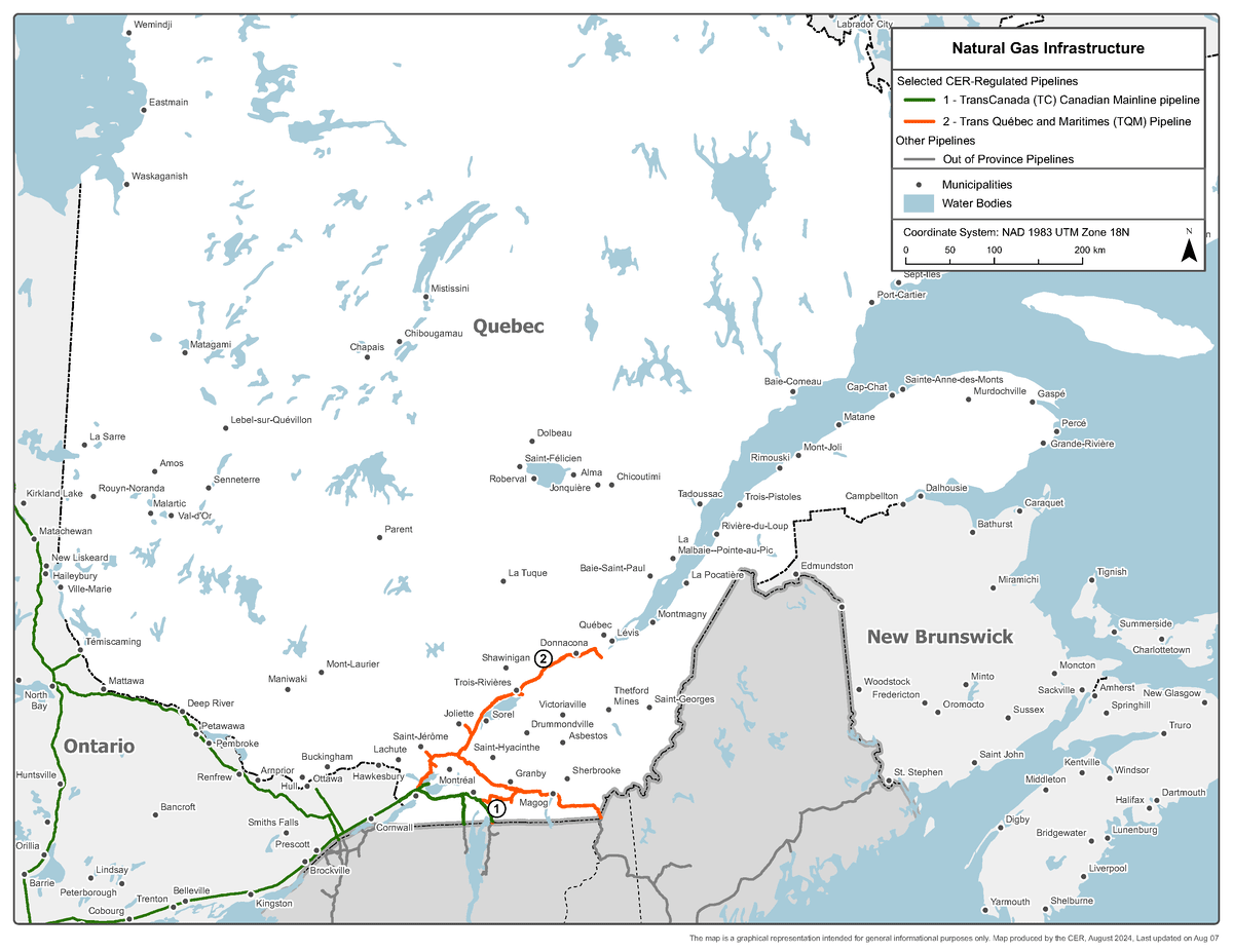 Figure 4: Natural gas infrastructure