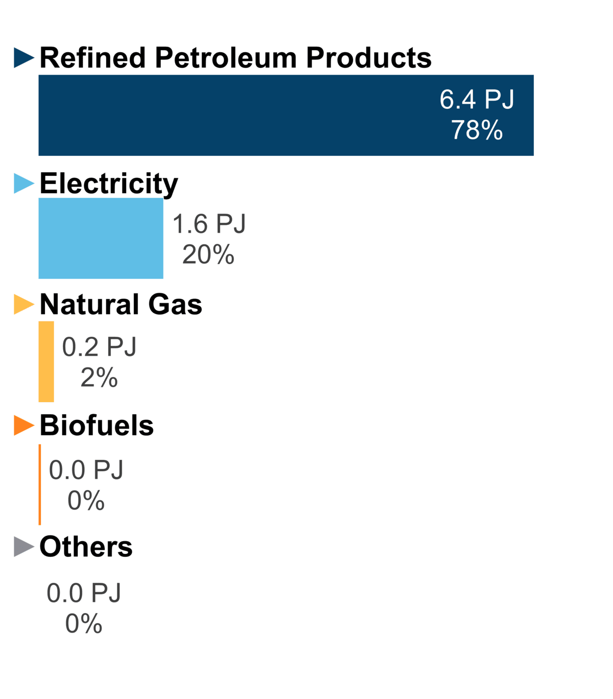 Figure 4: End-Use Demand by Fuel (2020)