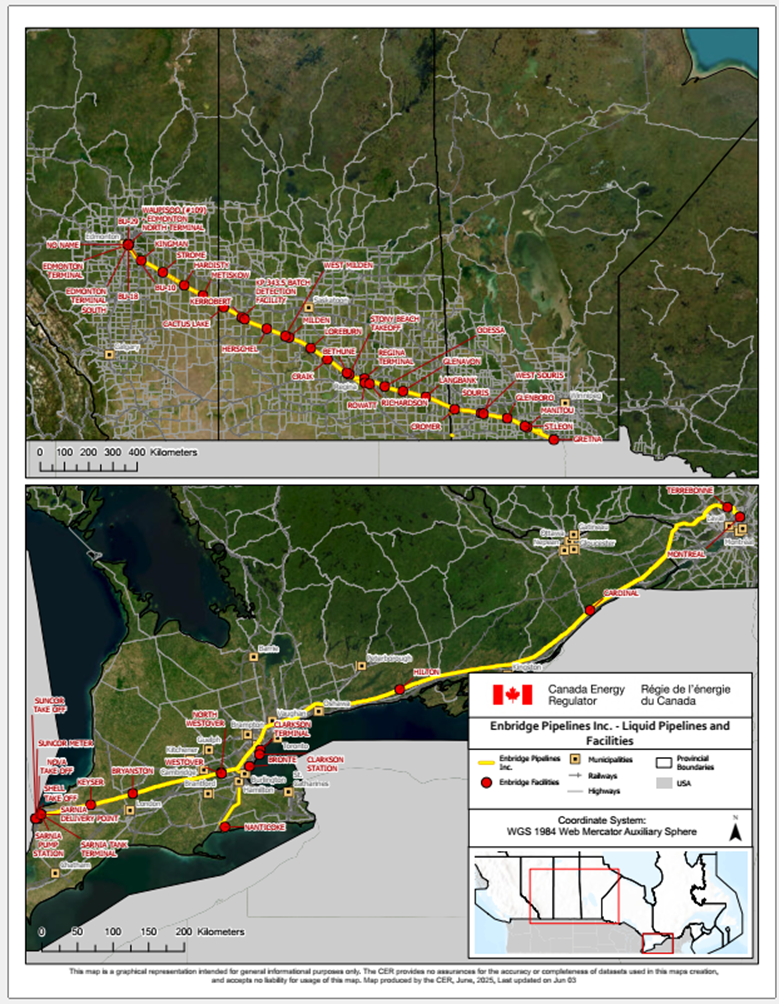Figure 1. Map of Company’s Regulated Assets