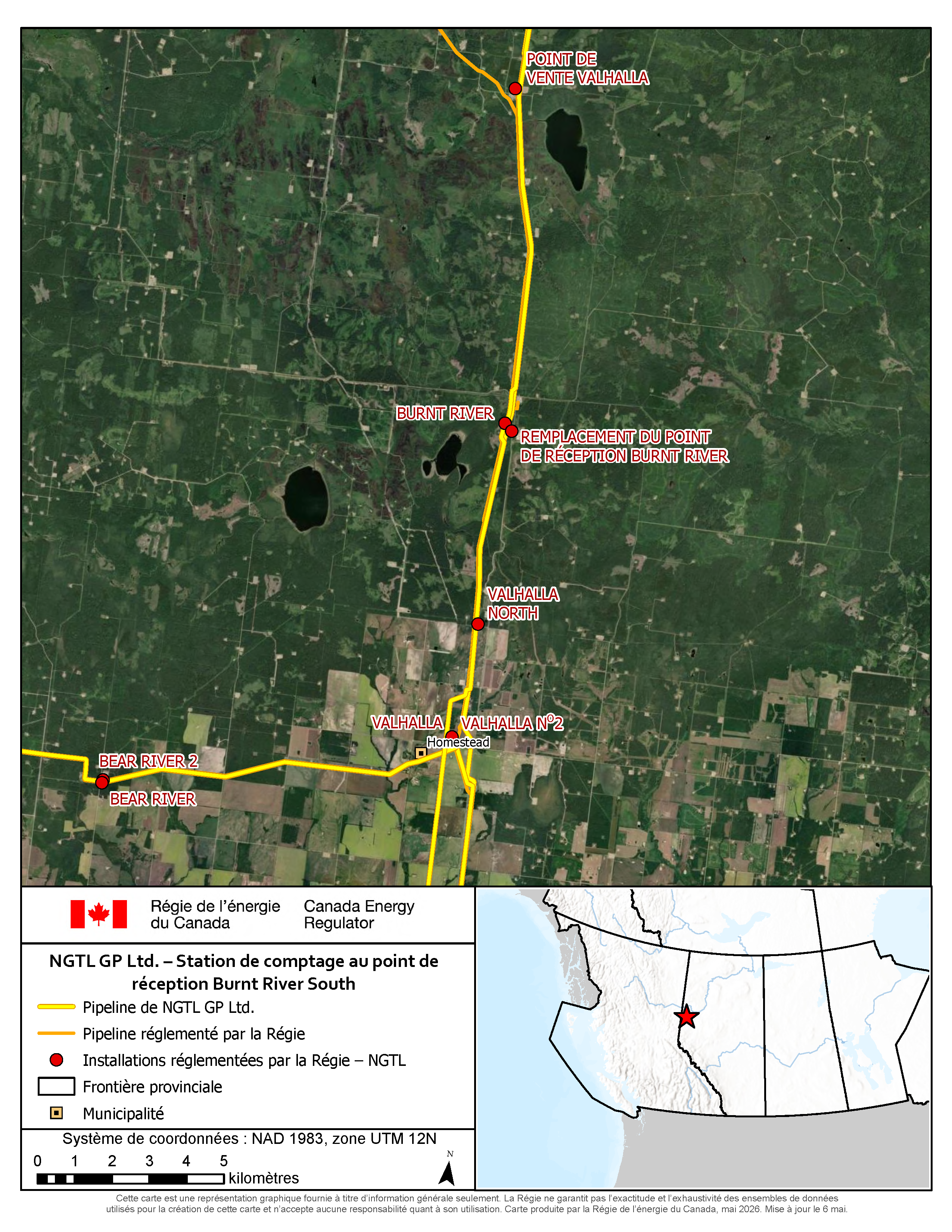 NGTL GP Ltd., à titre de commandité, au nom de NGTL Limited Partnership – Station de comptage au point de réception Burnt River South