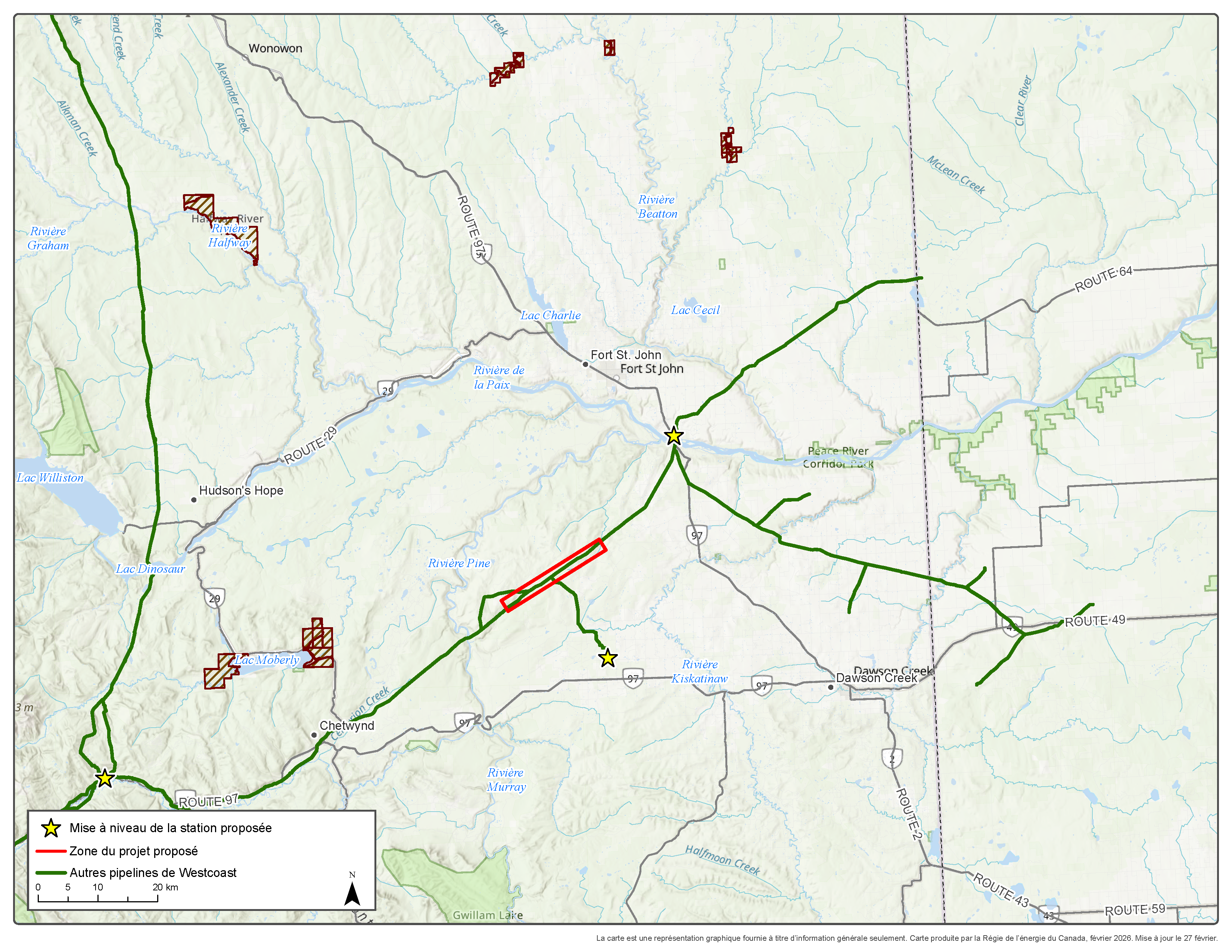 Westcoast Energy GP Inc., au nom de Westcoast Energy Limited Partnership – Programme Birch Grove carte