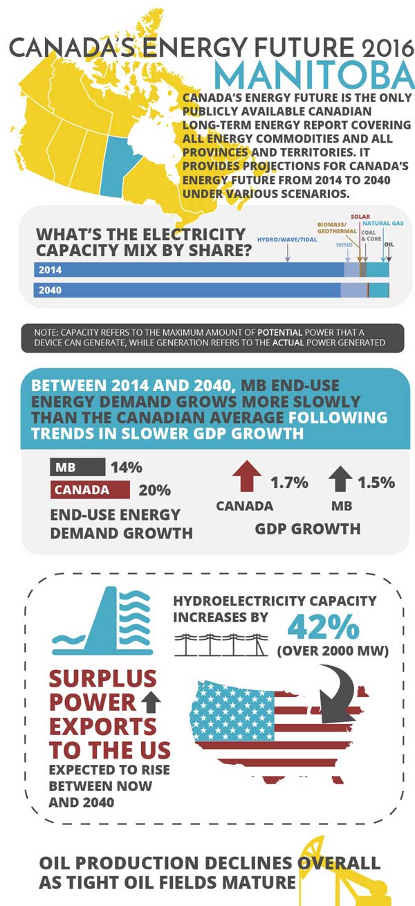 Infographic of key findings for Manitoba