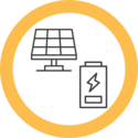 Panneau solaire et batterie