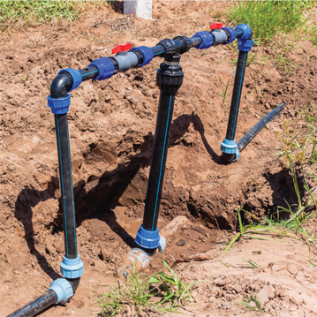 Farmland irrigation water pipes