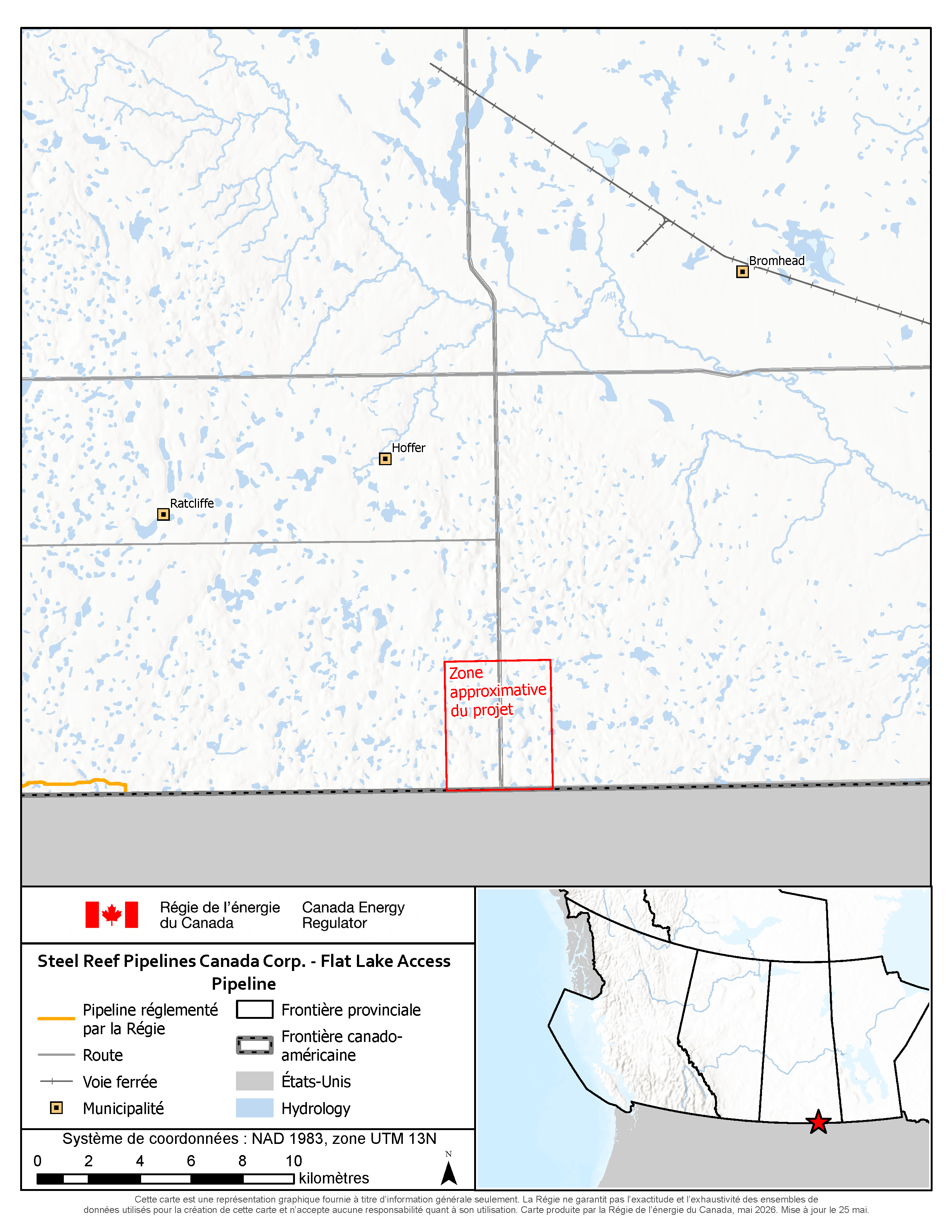 Steel Reef Pipelines Canada Corp. – Pipeline d’accès Flat Lake